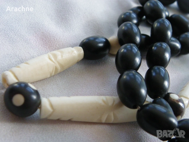 Гердани от слонова кост или зъб от хипопотам и рог на бивол,Сенегал, снимка 10 - Колиета, медальони, синджири - 43058428