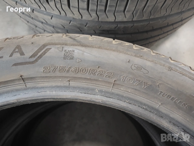 2бр. летни гуми 275/40/22 Bridgestone, снимка 5 - Гуми и джанти - 54720457