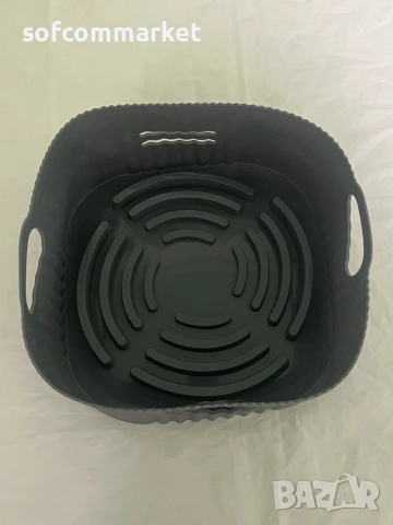 Силиконова форма за фритюрник 22 см XXL за COSORI 5.5L, Cecotec 6L, Philips Airfryer XXL 7.3L