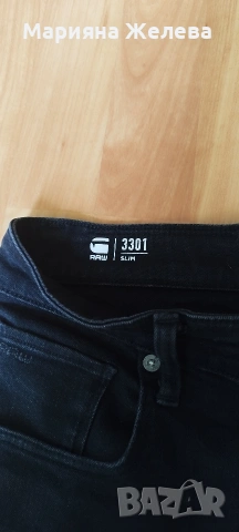 мъжки къси черни дънки-G-STAR RAW, снимка 4 - Спортни дрехи, екипи - 54800441