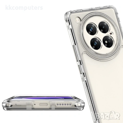 Прозрачен Калъф за Infinix Zero 40 4G / 5G Acrylic + TPU с Протектор, снимка 5 - Калъфи, кейсове - 54676310