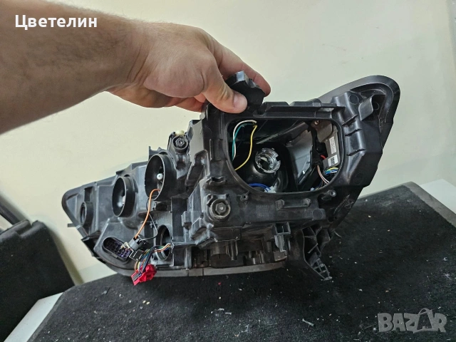 Десен фар за Audi A6 C7 Xenon desen far farove ауди а6 ц7, снимка 6 - Части - 54487721