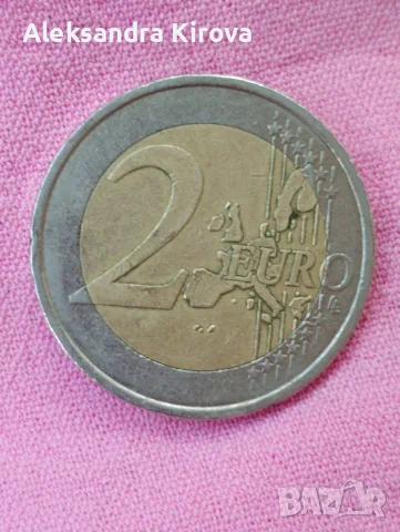 Френска монета от 2 евро от 2001 , снимка 3 - Колекции - 55322867
