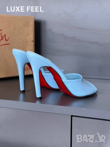 Christian Louboutin ⚜️Дамски Чехли , снимка 7 - Чехли - 54541873