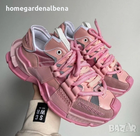 Маратонки Dolce & Gabbana – Розова дързост с масивен характер!