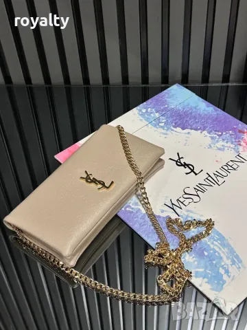 Yves Saint Laurent Нова Дамска Кожена Чанта Различни Цветове YSL, снимка 7 - Чанти - 55338970