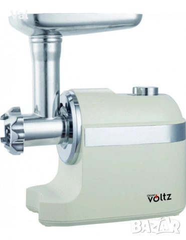 Месомелачка Voltz, 1600W, приставка за домати, черен, зелен, бял цвят, снимка 6 - Месомелачки - 54894711