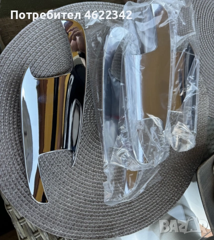 хром капачки под дръжките на вратите за Мерцедес GL X166 ML W166 C class W204 GLK X204, снимка 3 - Части - 55249104