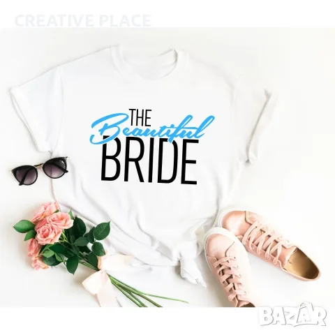 Дамска тениска с щампа - The Bride