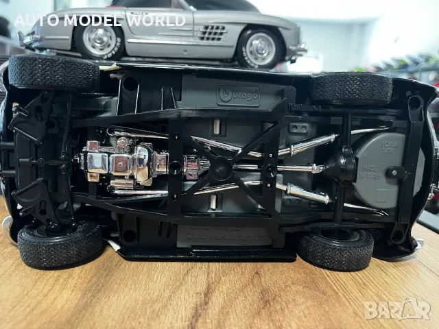 Метална колекционерски модел BBURAGO CHEVROLET CORVETTE 1957 1:18 54.76 лв. / 28 €, снимка 6 - Колекции - 55507694