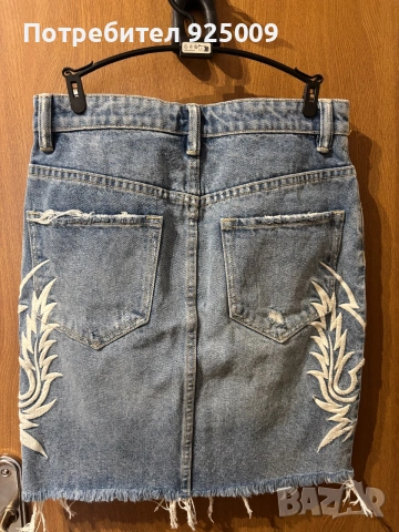 Дънкова пола allSaints, снимка 2 - Поли - 54988168