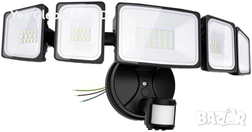 Onforu LED прожектор 55W с датчик за движение IP65