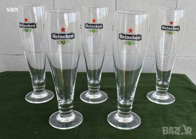 Оригинални чаши и отварачка Heineken