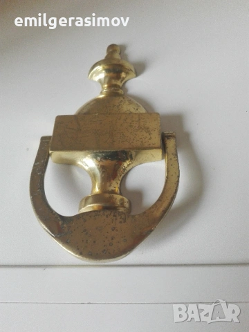 Чукало за врата , меден поднос и стара попивателна., снимка 2 - Други ценни предмети - 53771057