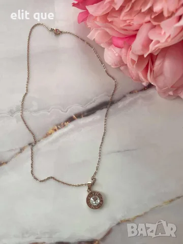 колие от неръждаема стомана bvgari , снимка 4 - Колиета, медальони, синджири - 55646599