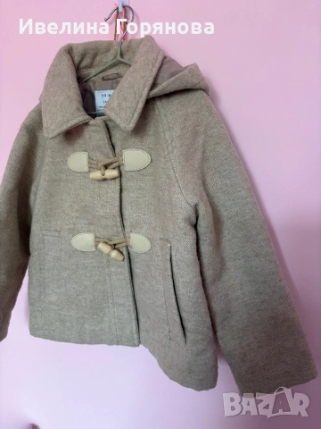 Детско палто с качулка Primark размер 3-4г., снимка 3 - Детски якета и елеци - 54286065