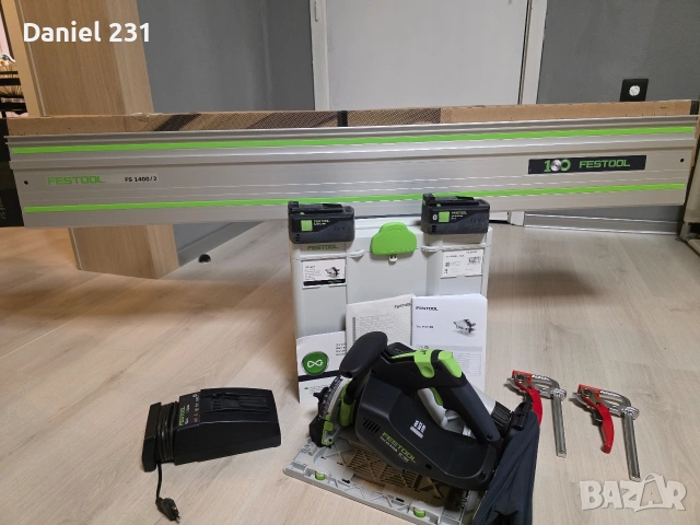 Акумулаторен потъващ циркуляр FESTOOL TSC 55 KSEB-Basic-FS