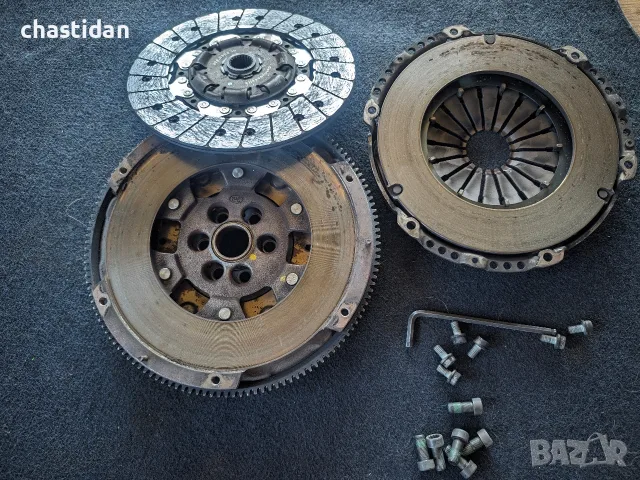 демпферен маховик + съединител LuK за VW Sharan / Alhambra / Galaxy 1.9 TDI / 2.0 TDI (240mm) 