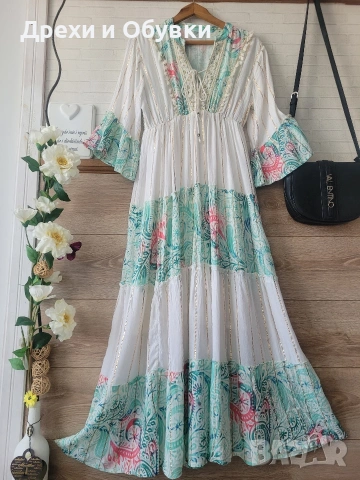 Лятна дълга бохо рокля 