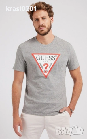 GUESS< CALVIN KLEIN - оригинални тениски, М, ХЛ, снимка 4 - Тениски - 54617793