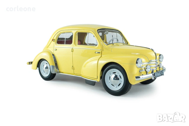 Renault 4CV 1961 - мащаб 1:18 на Solido моделът е нов в кутия, снимка 6 - Колекции - 55148443