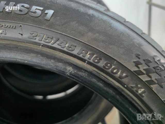 2бр летни гуми 215/45/16 KUMHO L05695 , снимка 4 - Гуми и джанти - 54625391