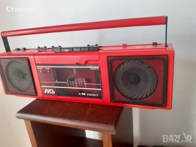 Касетофон Русь М-310 Стерео-1 СССР, снимка 3 - Радиокасетофони, транзистори - 54665094