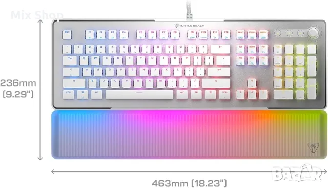 Нова Геймърска оптико-механична RGB клавиатура Turtle Beach Vulcan II Max, снимка 7 - Друга електроника - 55540774