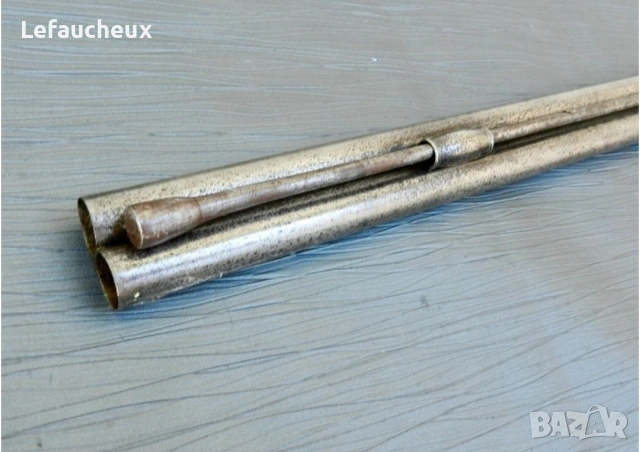 Антика пушка Капсулна двуцевка 20 кал, снимка 3 - Колекции - 54213009