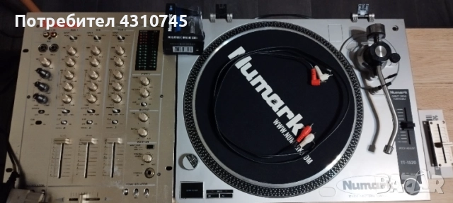 Vestax pcv-275 DJ mixer, Numark TT-1520 Директ драйв грамофон 