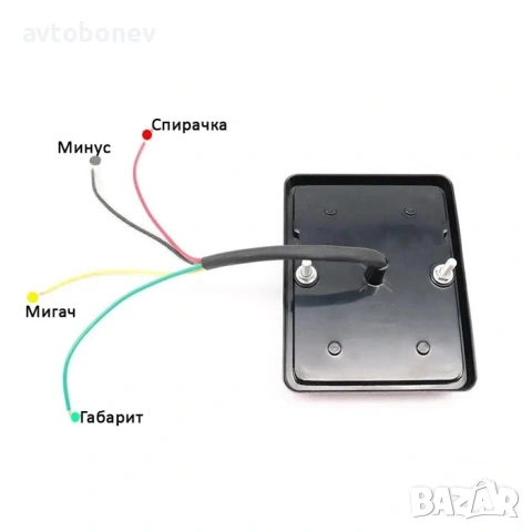 LED стопове за ремарке/платформа 12V-09, снимка 3 - Аксесоари и консумативи - 54835020