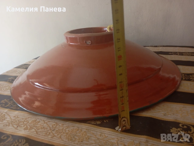 Винтидж мароканска керамична декоративна чиния, снимка 5 - Други ценни предмети - 55018162