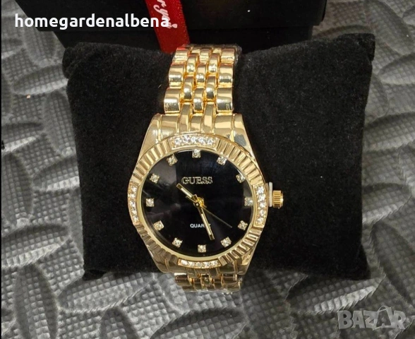 Дамски луксозни часовници с кристали — метална верижка — различни модели и цветове, снимка 7 - Дамски - 54233069