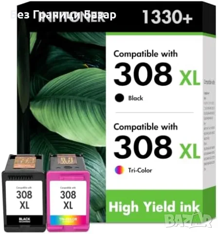 Нови HP 308XL съвместими мастила черно и цветно за Envy DeskJet принтер тонер мастило печат