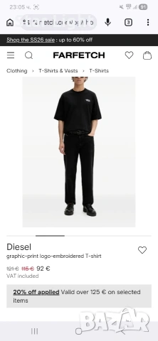 Мъжка тениска Diesel , снимка 3 - Тениски - 54991862