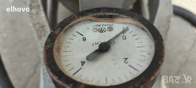 Стара алуминиева крачна помпа, снимка 4 - Антикварни и старинни предмети - 54351798