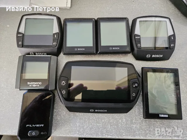 Дисплеи за електрически велосипеди BOSCH,YAMAHA,SHIMANO,FLYER