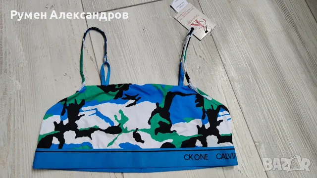 Чисто ново дамско горнище на бански Calvin Klein CK One р-р М, снимка 10 - Бански костюми - 55482484