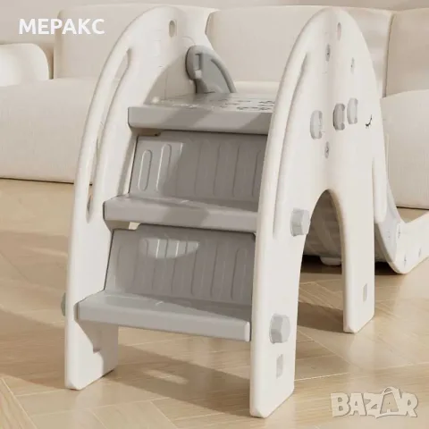 Пързалката, във формата на слонче, с баскетболен кош , снимка 2 - Играчки за стая - 55571922