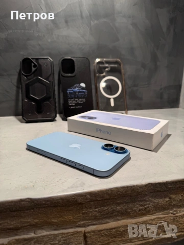 КАТО ЧИСТО НОВ Iphone 17 Mist Blue + калъфи, снимка 2 - Apple iPhone - 54152959