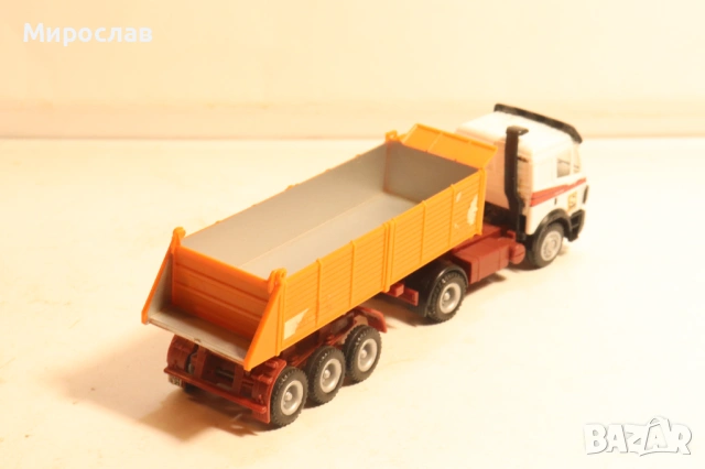 HERPA H0 1/87 MERCEDES BENZ САМОСВАЛ ГОНДОЛА КАМИОН МОДЕЛ, снимка 8 - Колекции - 54031393