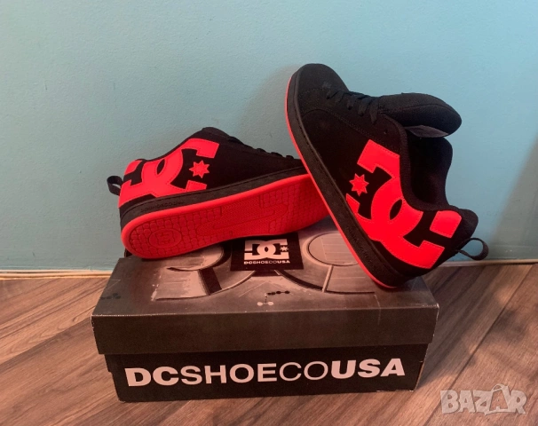 DC Court Graffik Black/Hot pink дамски кецове