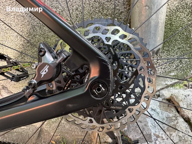 MTB Radon Jealous Full Carbon размер L / 20" супер олекотено ~9 кг, снимка 8 - Велосипеди - 55571071