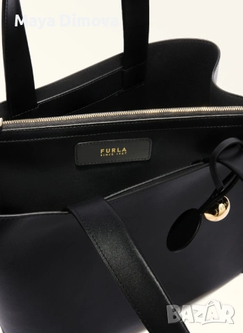 Furla Чанта 'Tote' Divide Nero M, снимка 11 - Чанти - 54721089