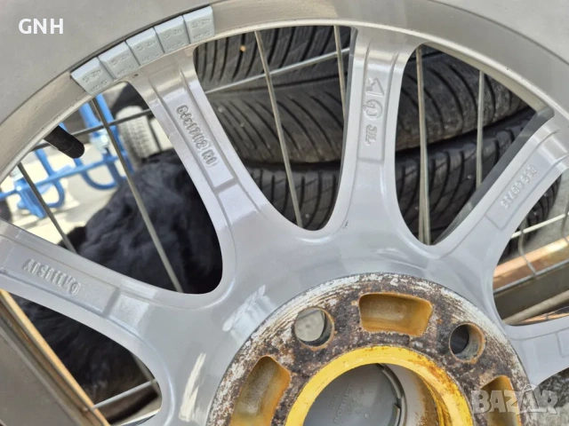Джанти Borbet 17 цола , 5х112 , 8j ,et37 , 225/50/17 Mercedes Audi, снимка 9 - Гуми и джанти - 54493186