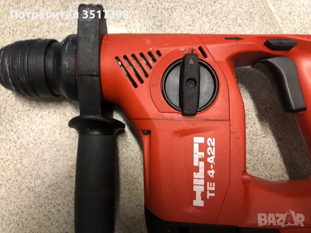 Акумулаторен перфоратор Hilti TE 4 , снимка 3 - Перфоратори - 55609146