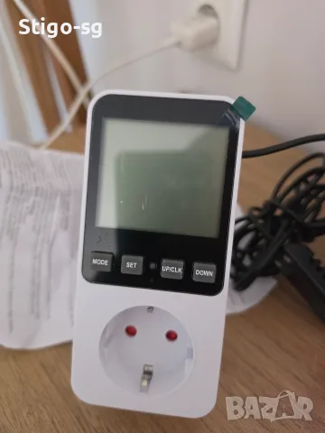 Термостатна букса с хигростат и датчик, цифрова, 230 V 3680 W, -10°C-50°C, програмируема, със звук, снимка 2 - Друга електроника - 55641471