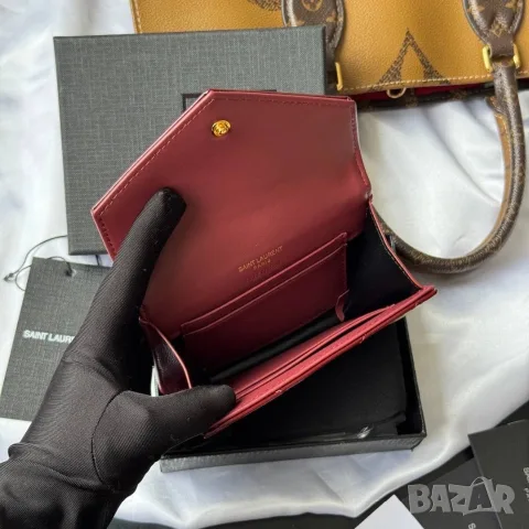 Saint Laurent Monogram Small Envelope Wallet , снимка 7 - Портфейли, портмонета - 55417589