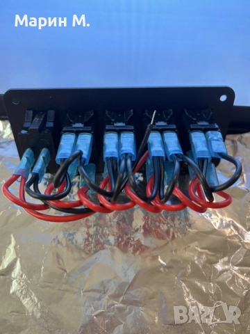 Контролен панел 12V/24V с ключове и USB портове, снимка 2 - Части - 55375889