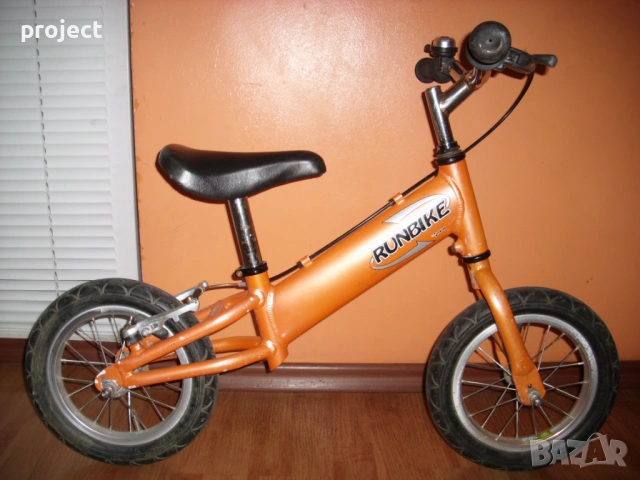RUNBIKE 12 ″ USA АЛУМИНИЕВ Детски велосипед,колело с помощни колела.Промо!